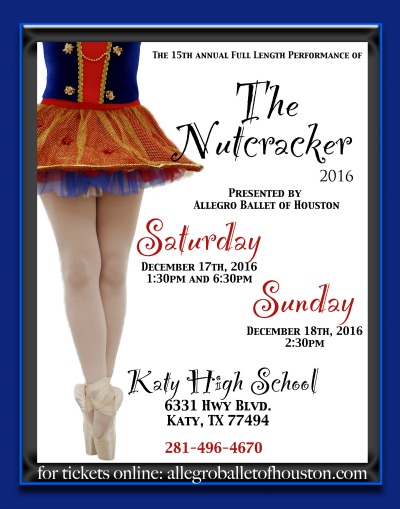 Allegro Ballet of Houston presents The Nutcracker 2016