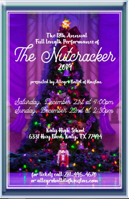 Allegro Ballet of Houston presents The Nutcracker 2019
